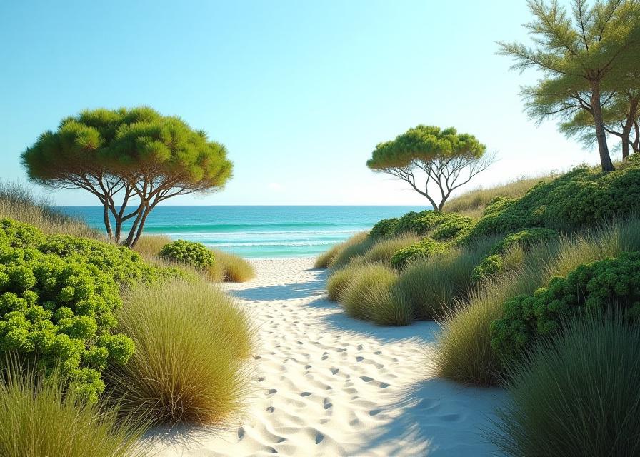 Salt-tolerant landscaping for challenging coastal sites